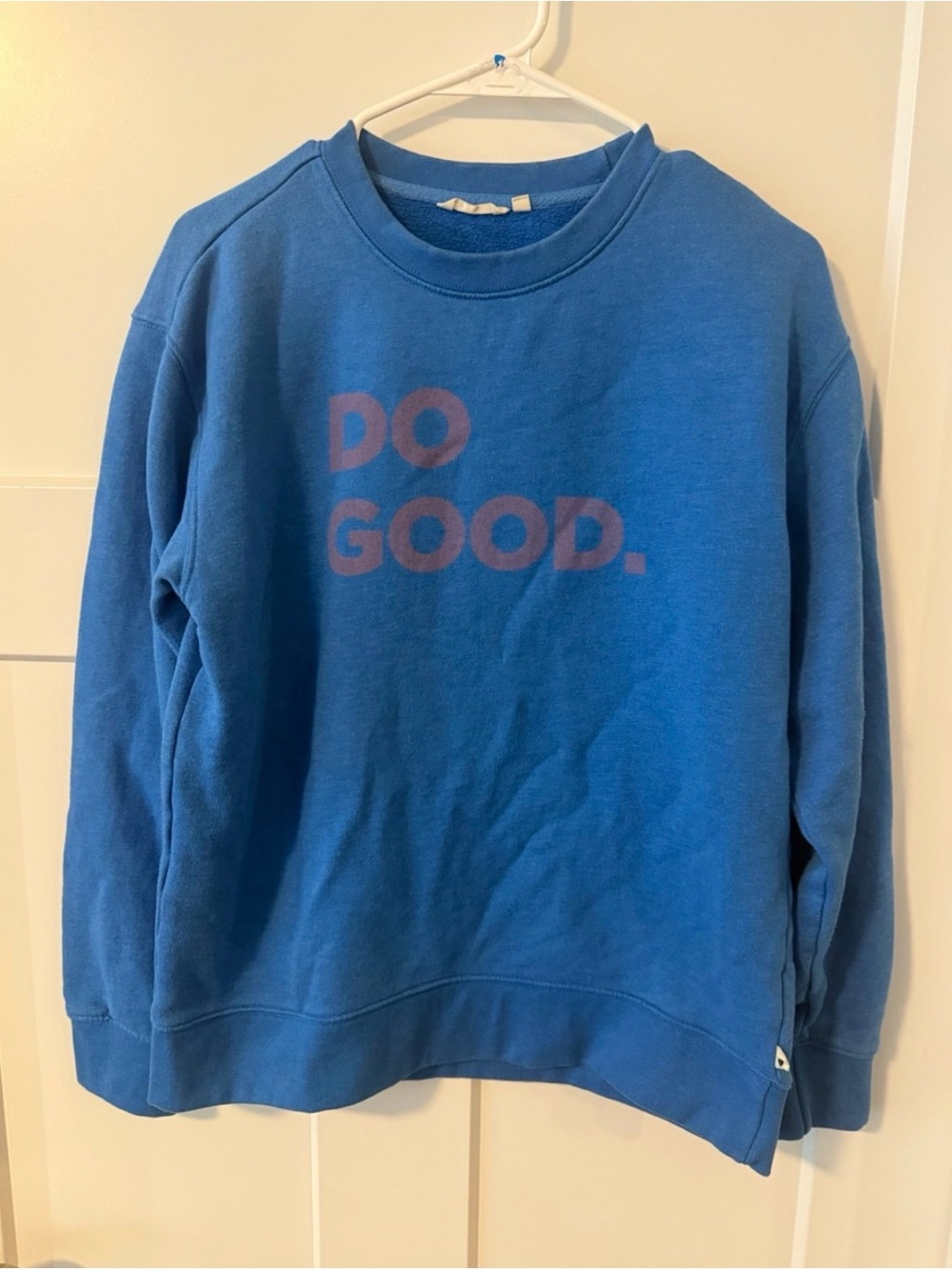 cotopaxi Blue "DO GOOD." Crewneck Sweatshirt